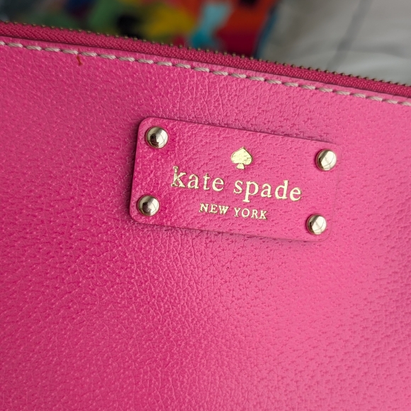 NWOT Kate Spade Hot Pink Gold Chain Shoulder Bag - Picture 7 of 9